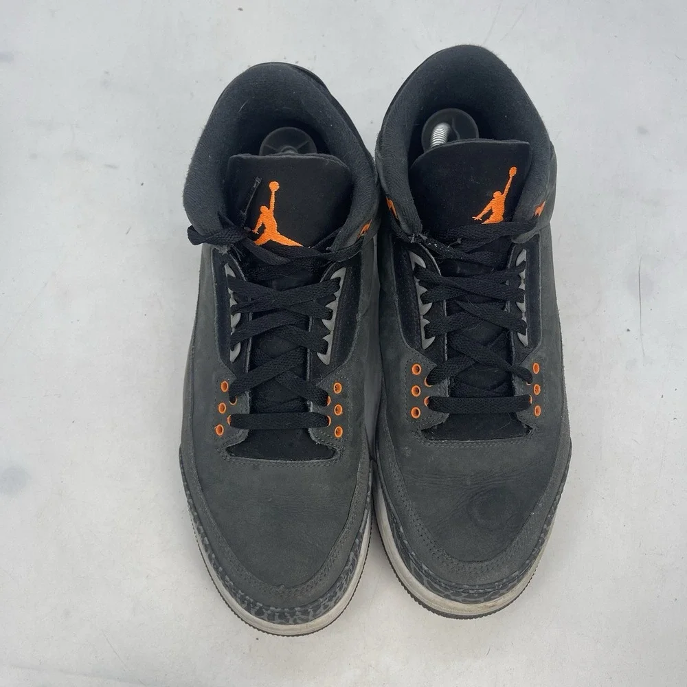 Nike Air Jordan 3 Retro Shoes Mens 11.5 2023 Mid Fear Black Mid Top (CT8532-080)